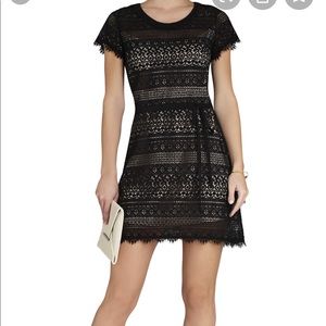 BCBG Black Lace Dress